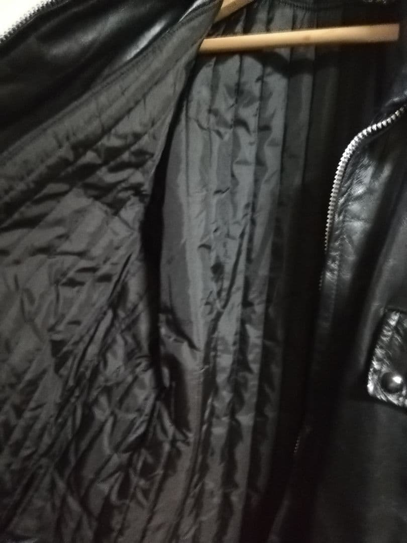 70s ポリスマンジャケット　talon ビンテージ　レザージャケット