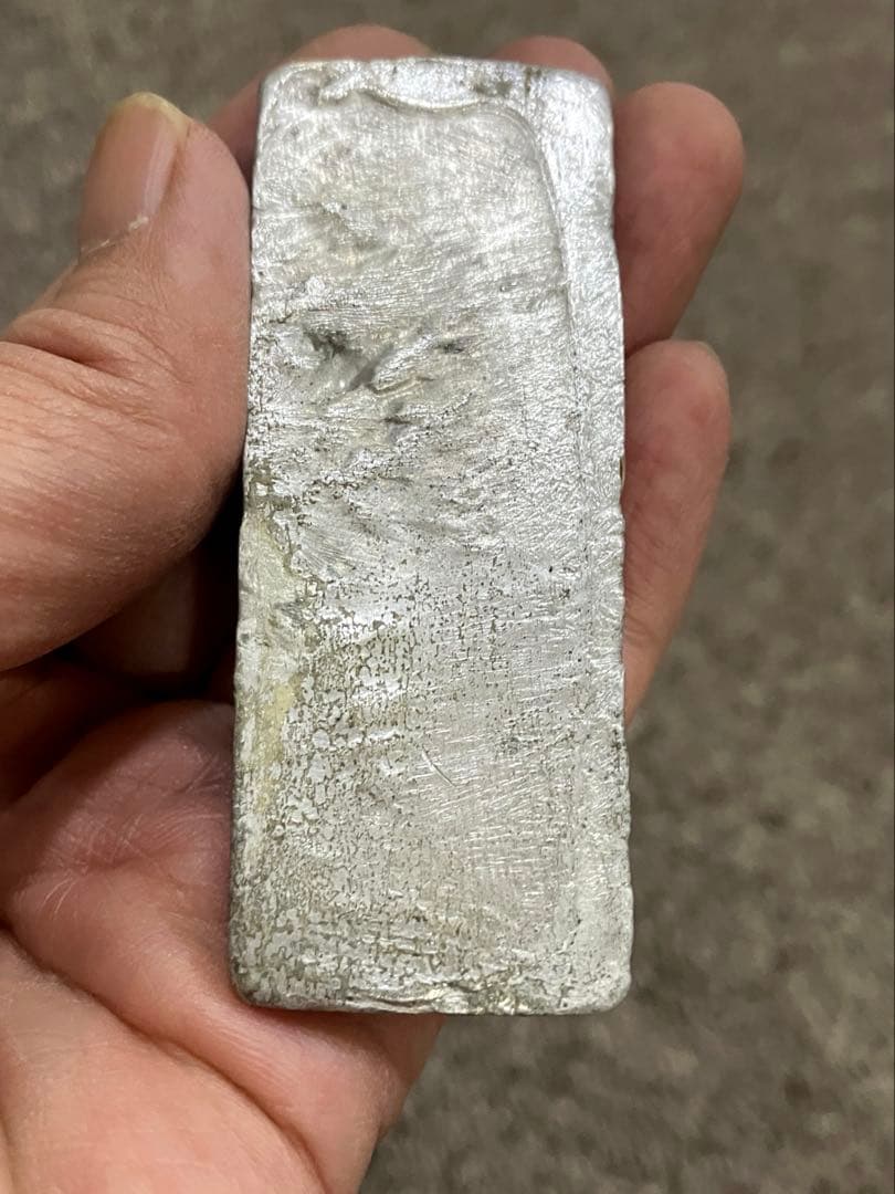 希少　インジウム　インゴット100g レアメタル　元素標本　indium