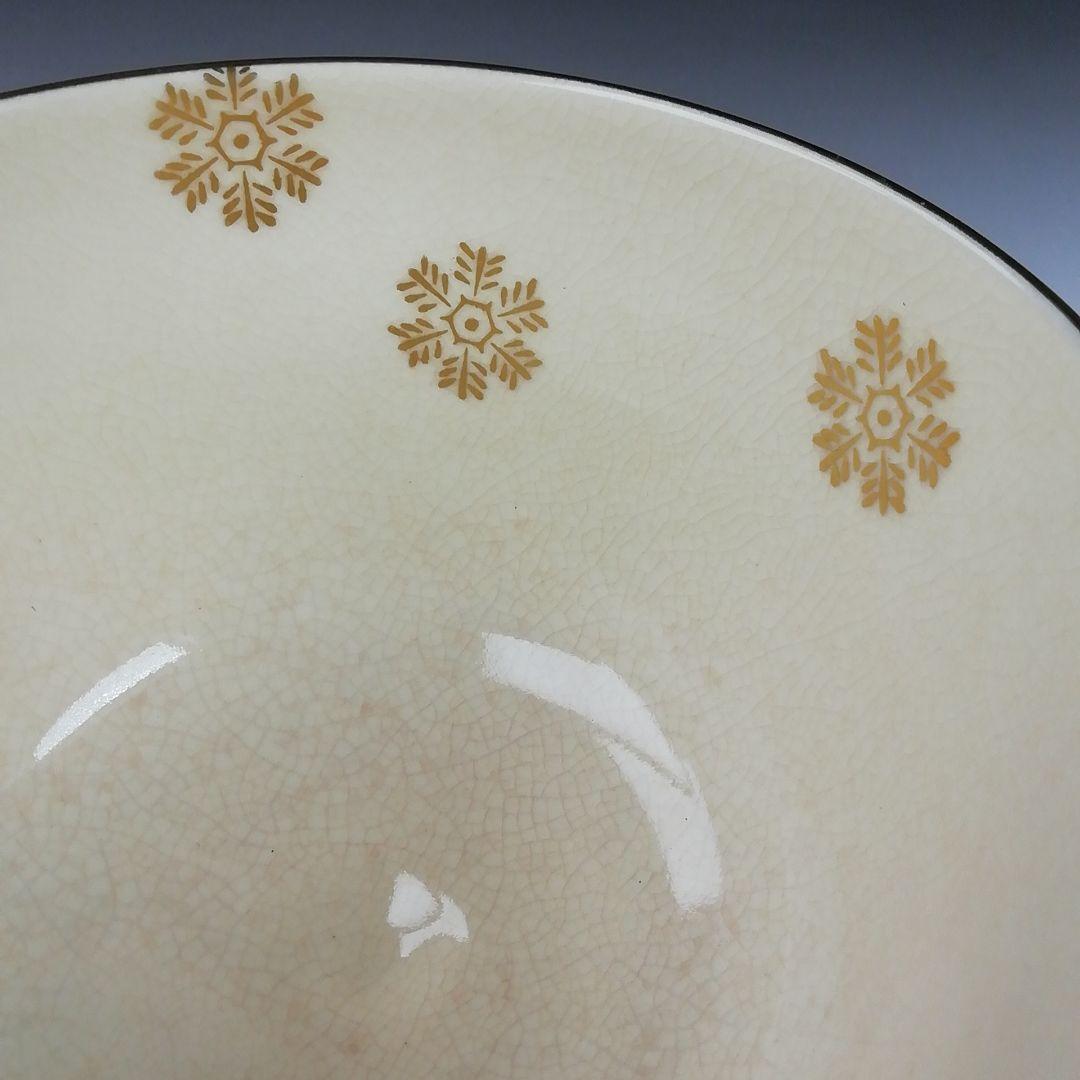 Ｔ９１４　茶碗　『クリスマス』『森里陶楽 造』　共箱　抹茶碗　茶道具