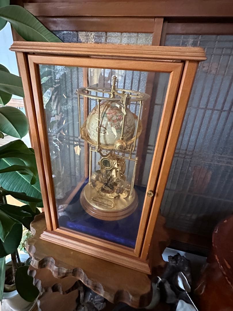 フランクリンミント コスモクロノトロープ 天文時計 地球儀 電池式 作動品　希少