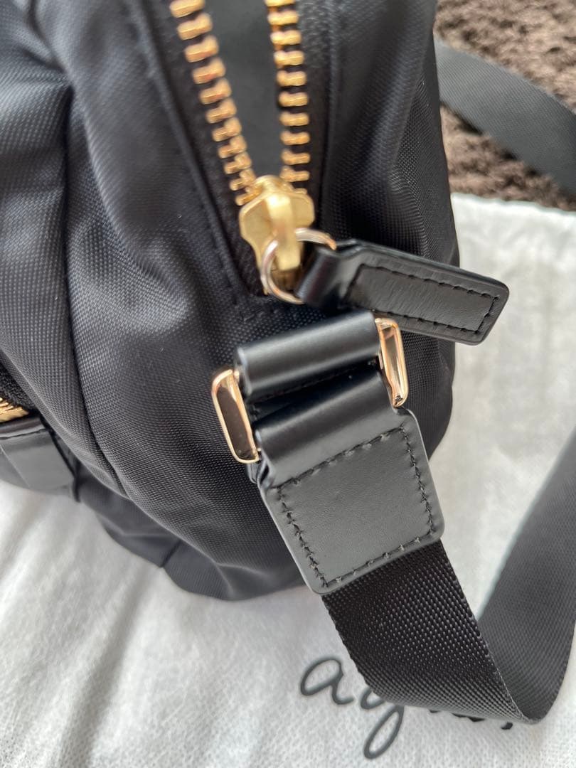 アニエスベー　ショルダーバッグ　FT03-04 黒