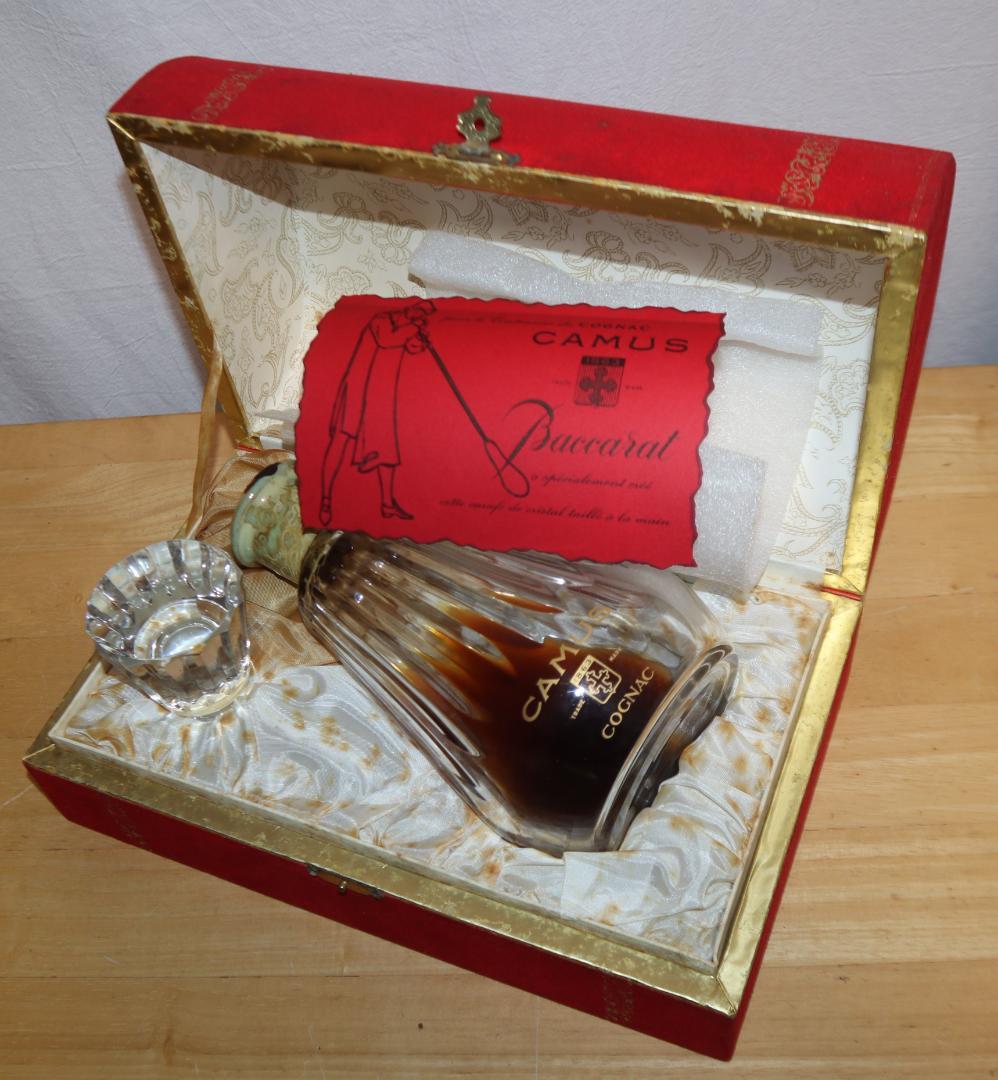 （古酒）ＣＡＭＵＳ　バカラ　デキャンター　ボトル未開栓