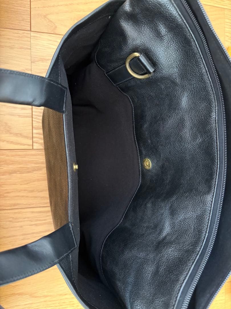 【美品】イルビゾンテ レザー 2WAY ビジネスバッグ ブラック