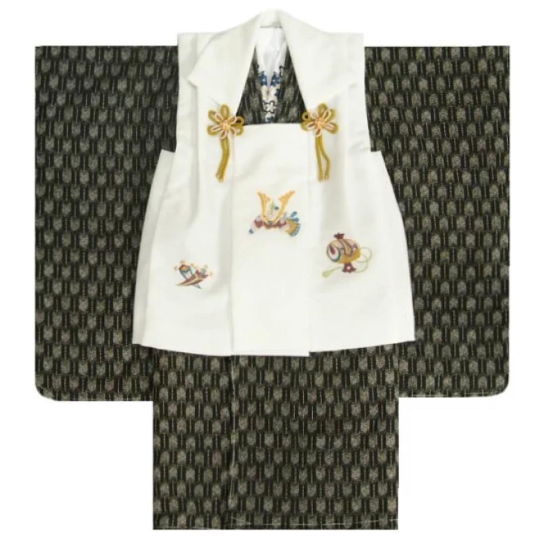 【超美品】七五三 着物セット 草履付き 3歳　男の子　被布