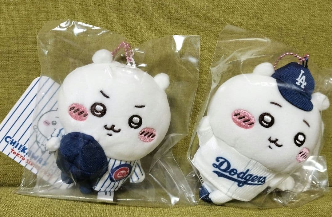 ちいかわ MLB カブス ドジャース マスコット セット ハチワレ うさぎ