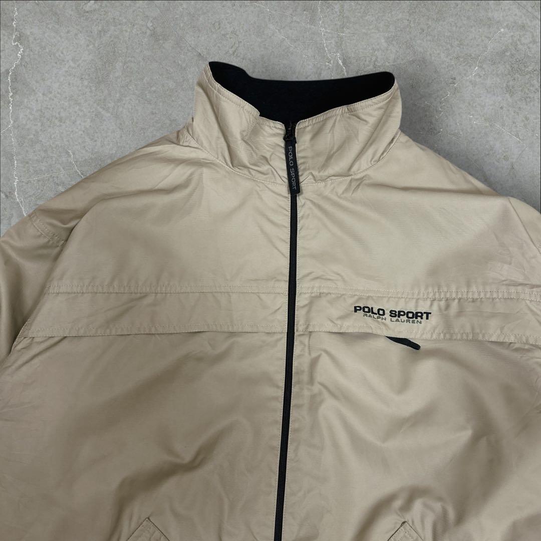 51]ポロスポーツ ラルフローレン刺繍ロゴ ウォームアップジャケットブルゾン古着