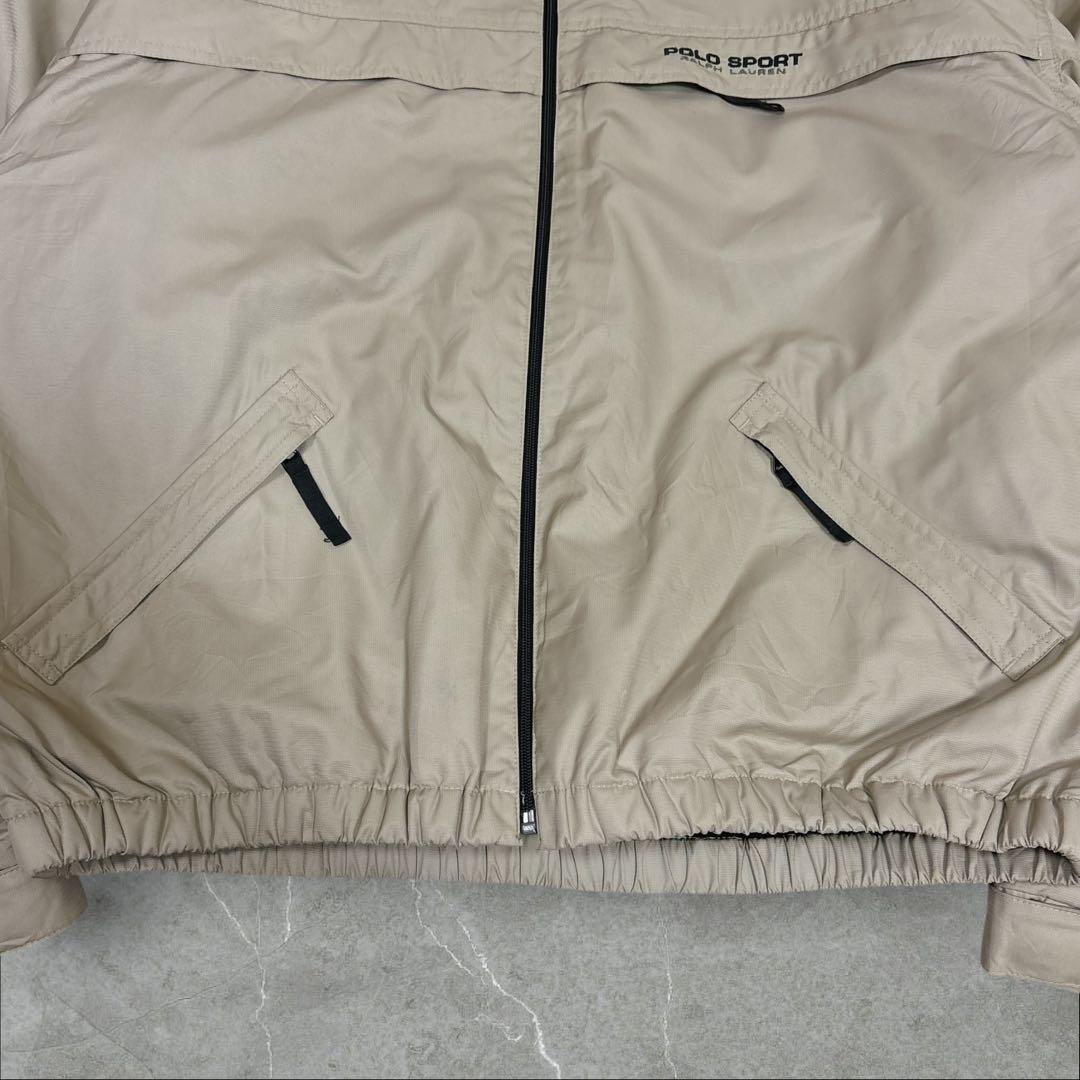 51]ポロスポーツ ラルフローレン刺繍ロゴ ウォームアップジャケットブルゾン古着