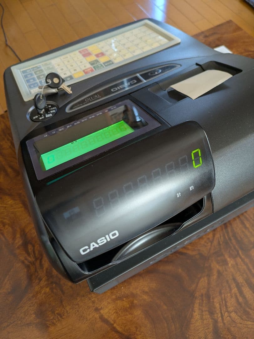 値下げ CASIO TK-110 レジスター 取扱説明書付き