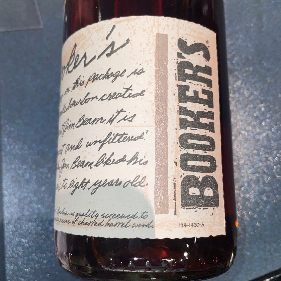 ブッカーズ　Booker's Bourbon 750ML バッチ2024-01E