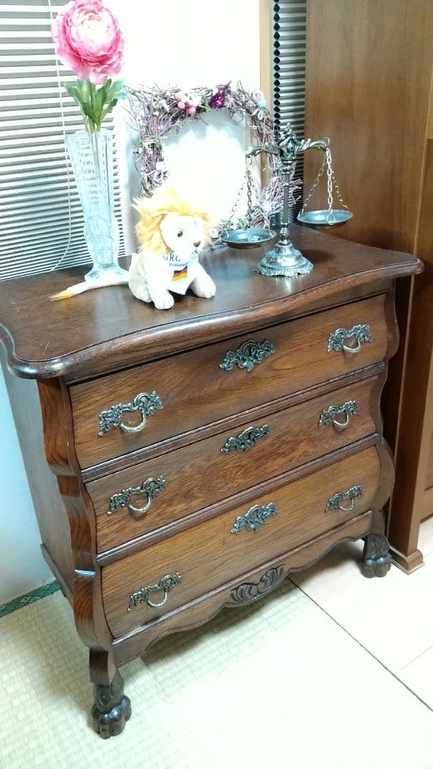 11/29限定BELL　フランス製アンティーク家具　オーク材　コモード