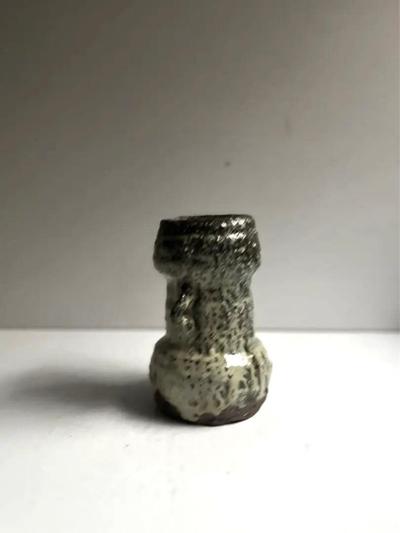 857 田中佐次郎 山瀬窯 朝鮮唐津花入 唐津焼 茶道 茶道具 美品 希少