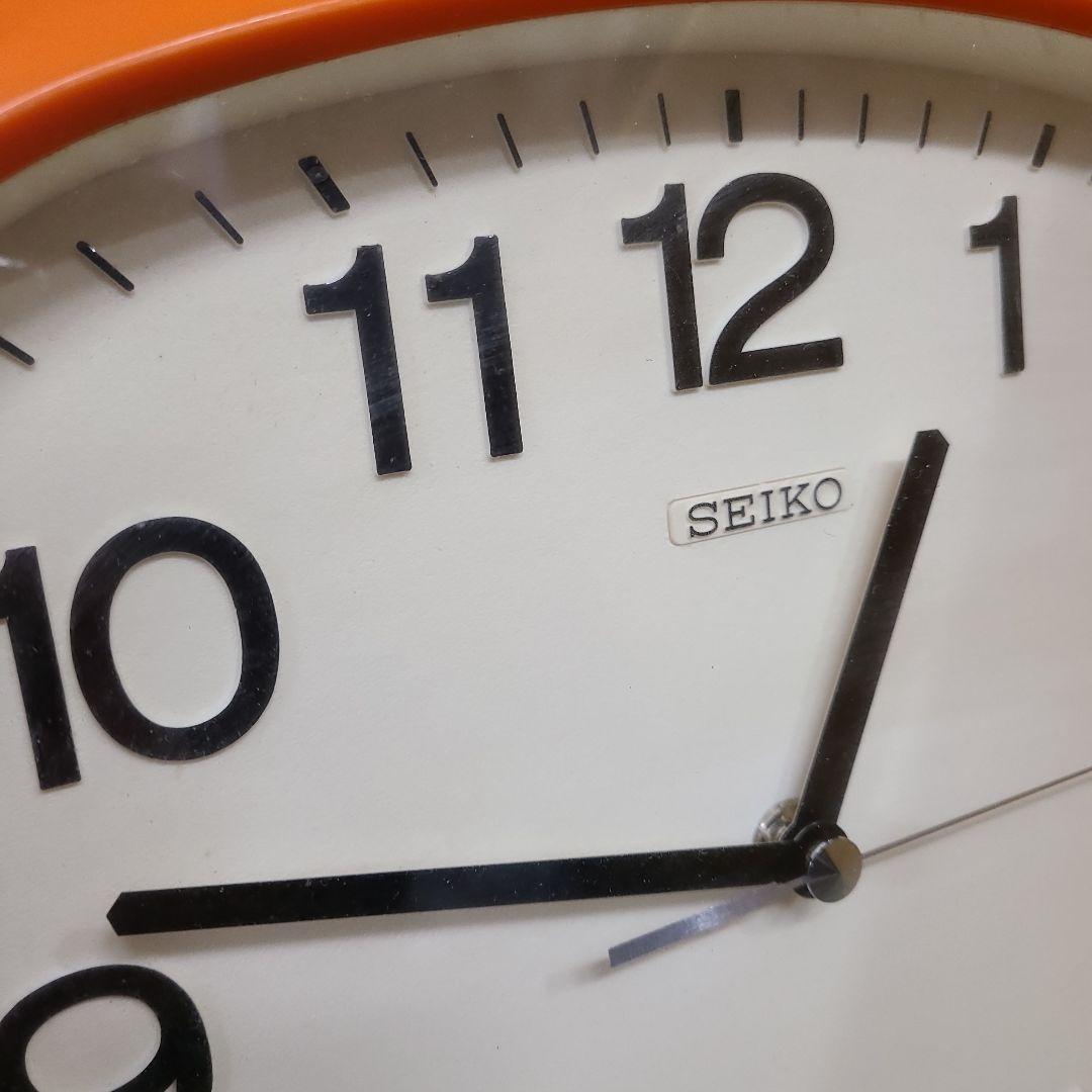 【最終値下げ】SEIKO 壁掛け時計　レトロ　昭和雑貨　スペースエイジ