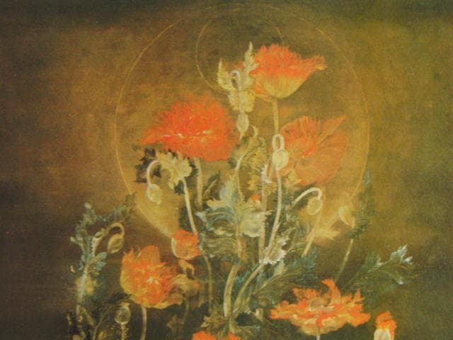 松本祐子、「清苑」、希少な画集より、 新品高級額装付、日本人画家