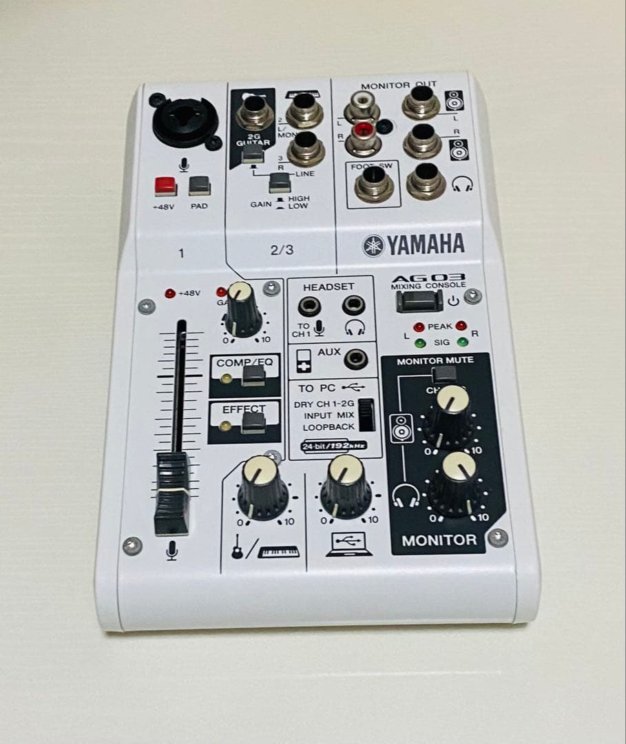 YAMAHA AG03 オーディオインターフェース ミキサー