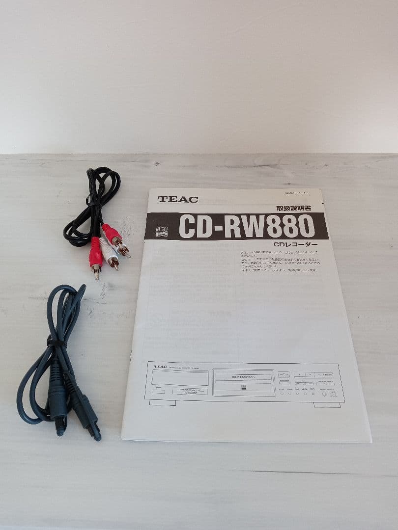 《動作品・美品》CDレコーダー　TEAC　CD-RW880
