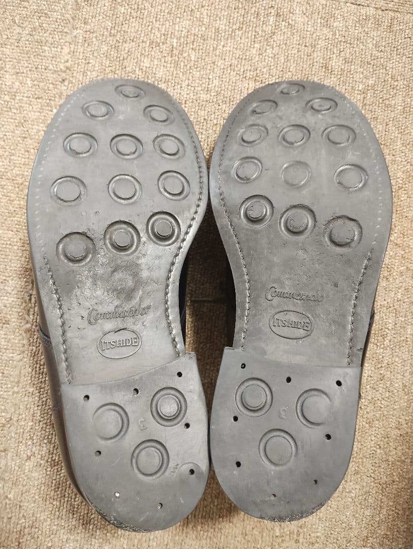 SANDERS サンダース Uチップミリタリーダービーシューズ UK7.5