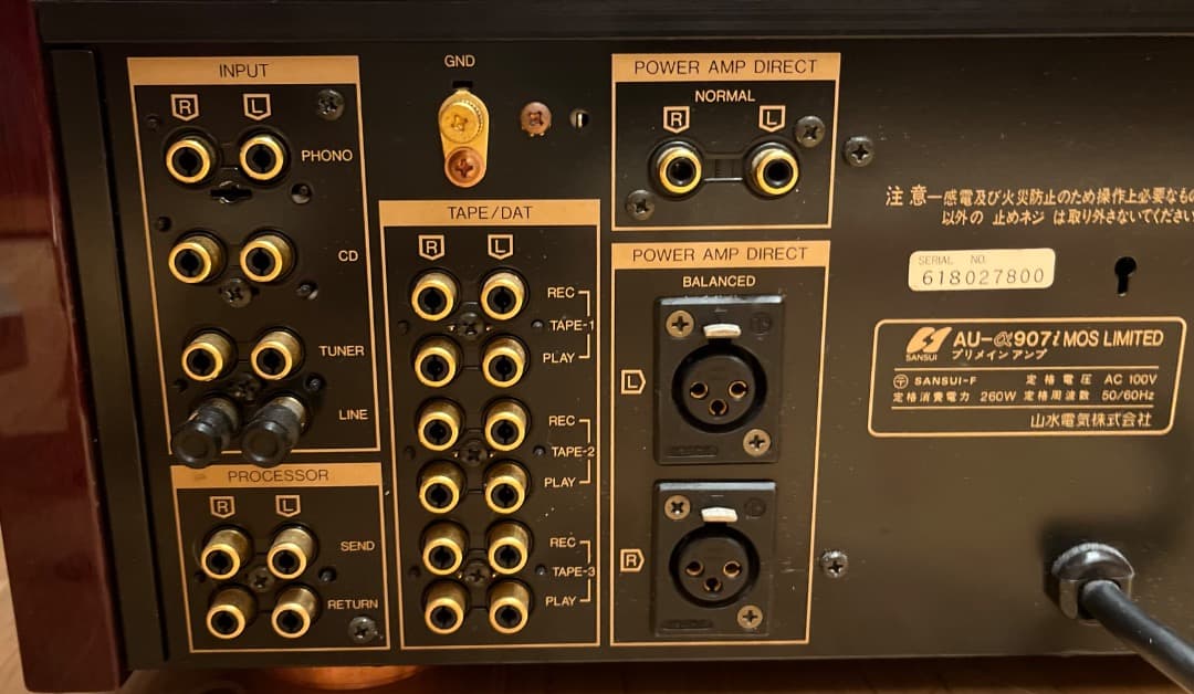 SANSUI AU-α907 i MOS LIMITED 動作未確認