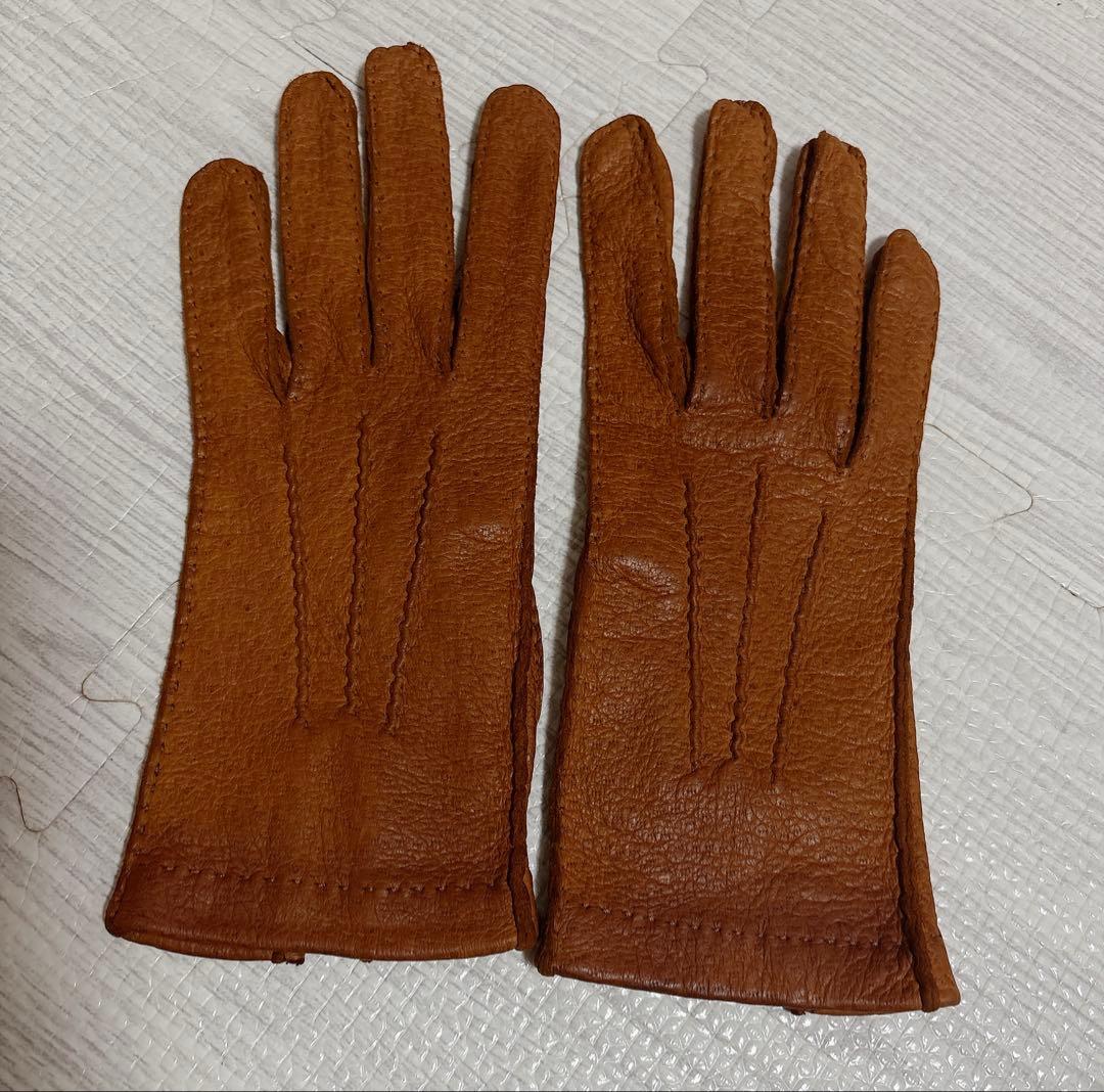 新品 CAUSSE GANTIER ペッカリー 手 袋グローブ CORK