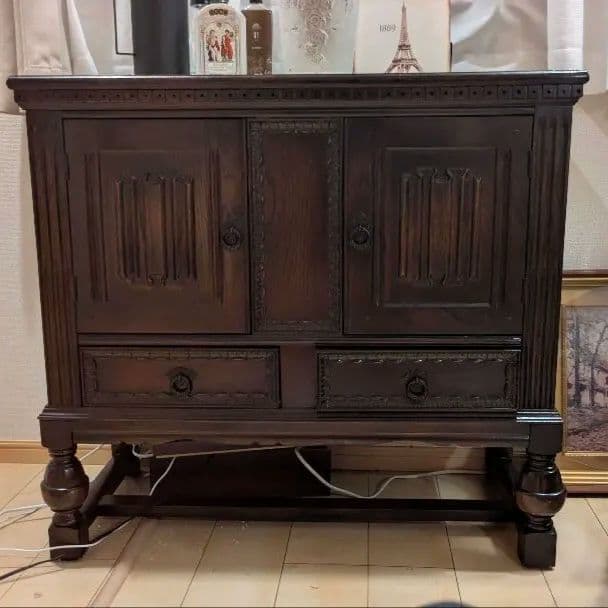 ​【まろちゃんさん専用】木製キャビネット（3月末までの限定出品／価格交渉可）