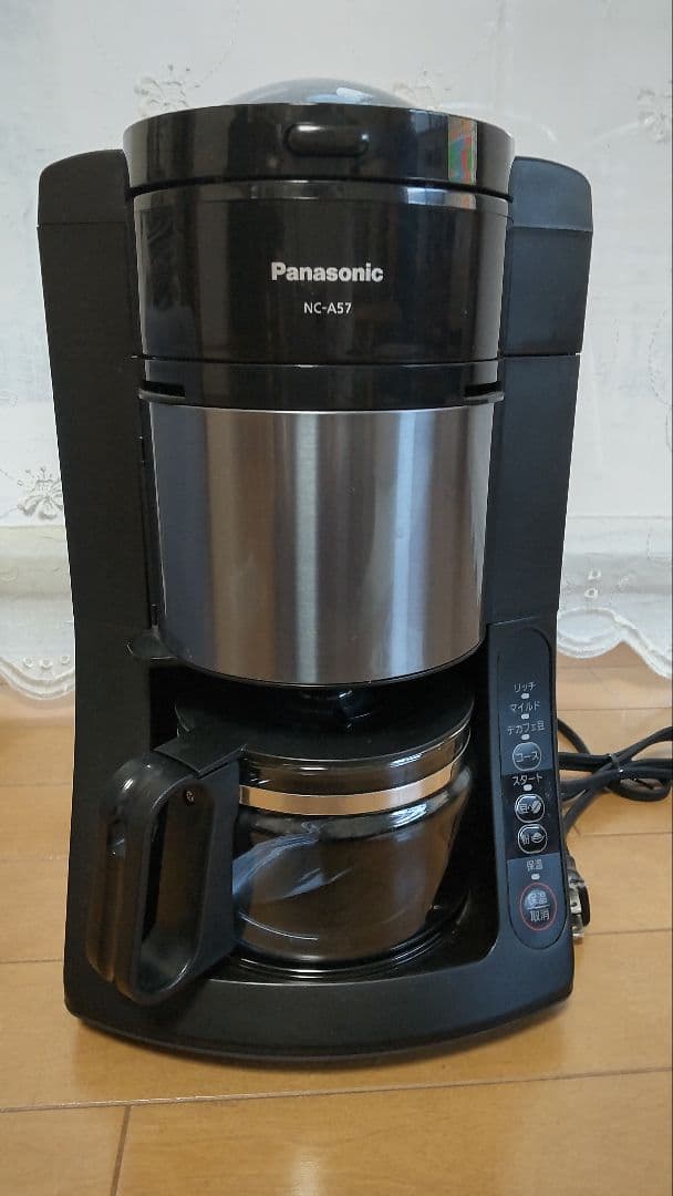 1回使用のみ　Panasonic NC-A57 沸騰浄水 コーヒーメーカー