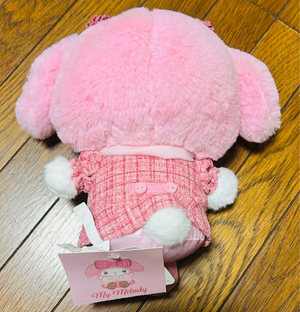新品タグ付き 冬のおめかしデザインシリーズ マイメロディぬいぐるみ