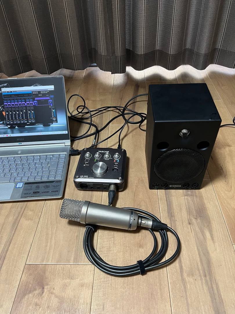 DTM・DAW TASCAM US-366. RODE NT1-A.YAMAHA MSP3