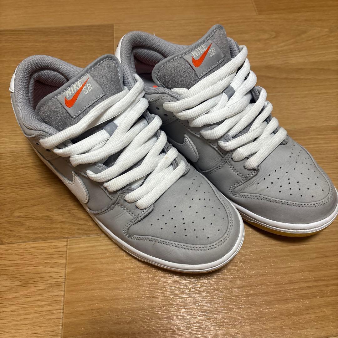 熊*ん様 Nike SB Dunk Low Orange Label \"Grey