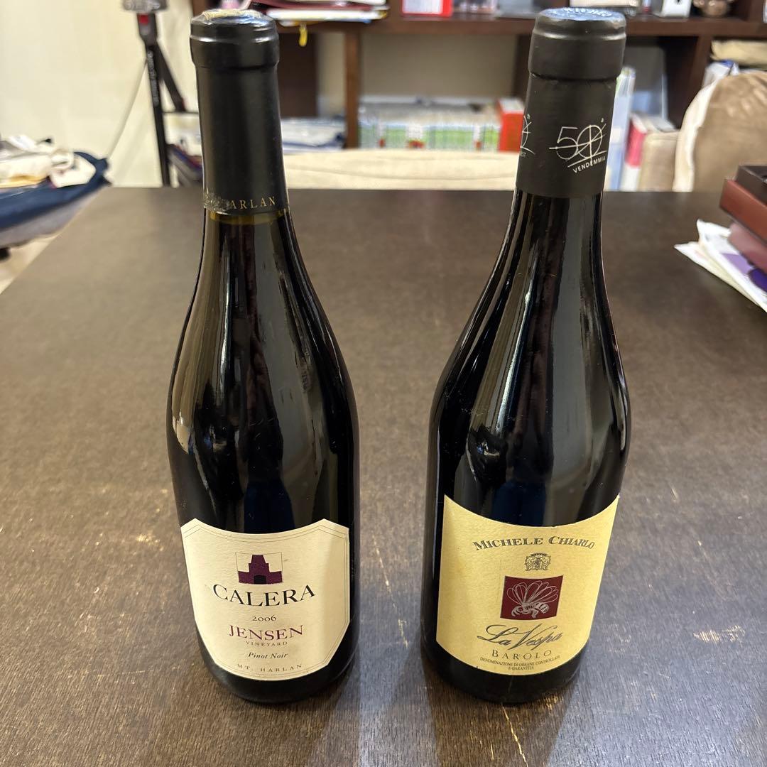 【ジャンク】2006CALERA  & 2006 Barolo