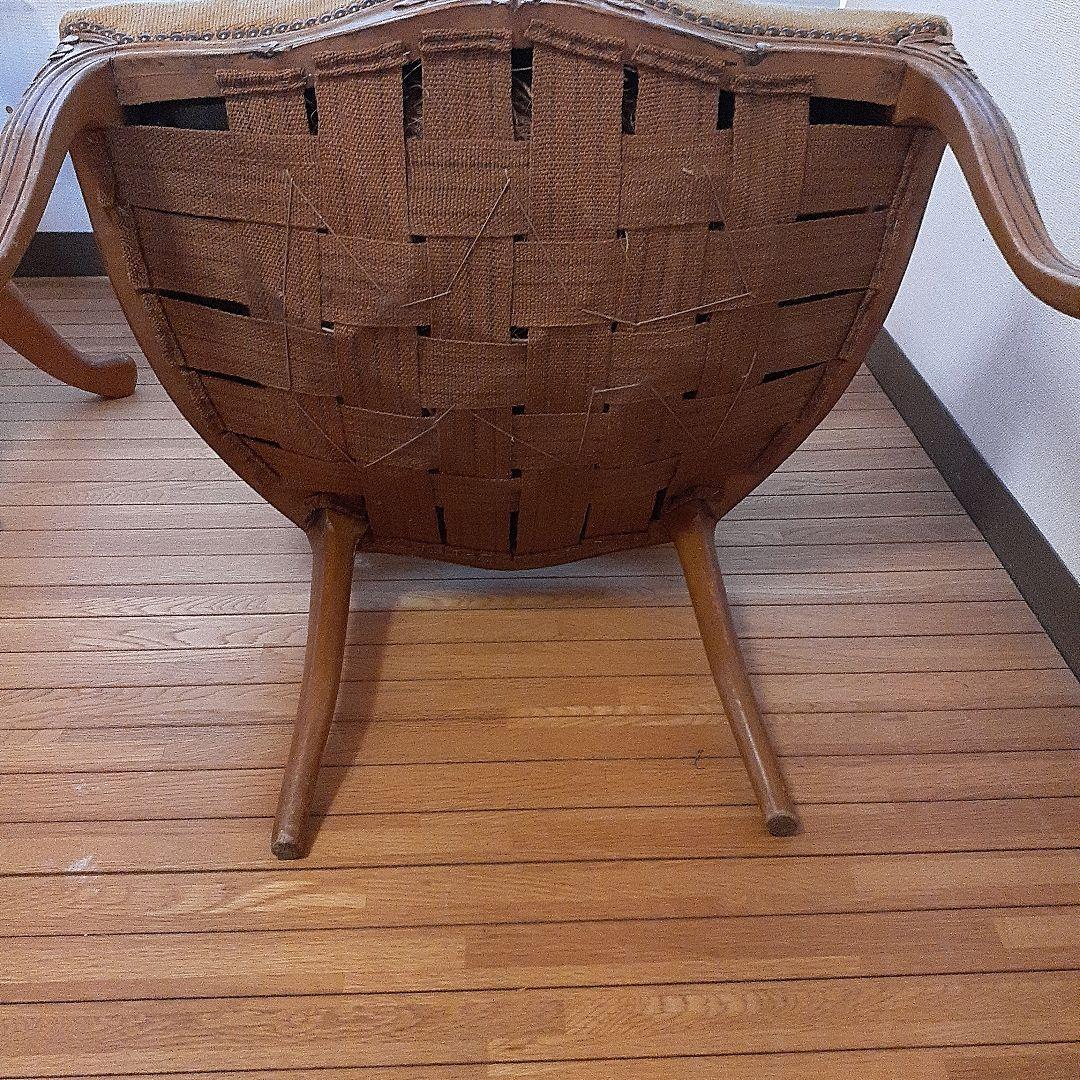 お値下げしました　フランス　アンティークプチポワンチェア