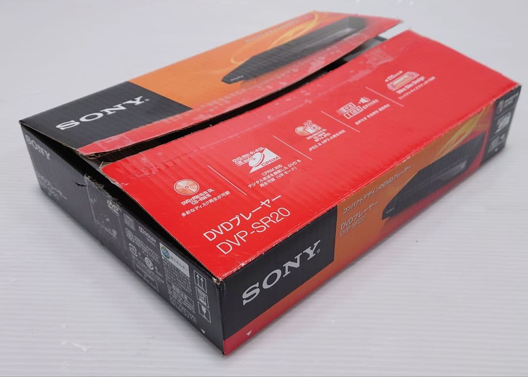 ソニー DVDプレーヤー ブラック 再生専用 DVP-SR20【未使用品】