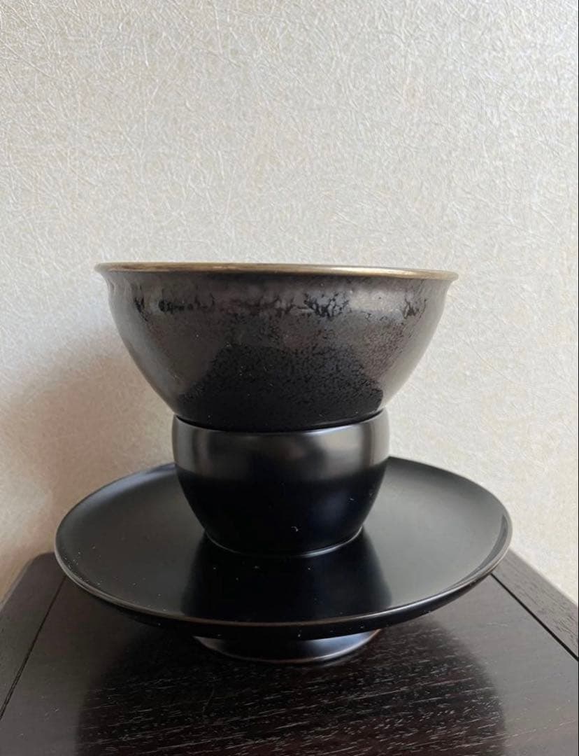 天目台　油滴天目　茶碗　セット　香舟