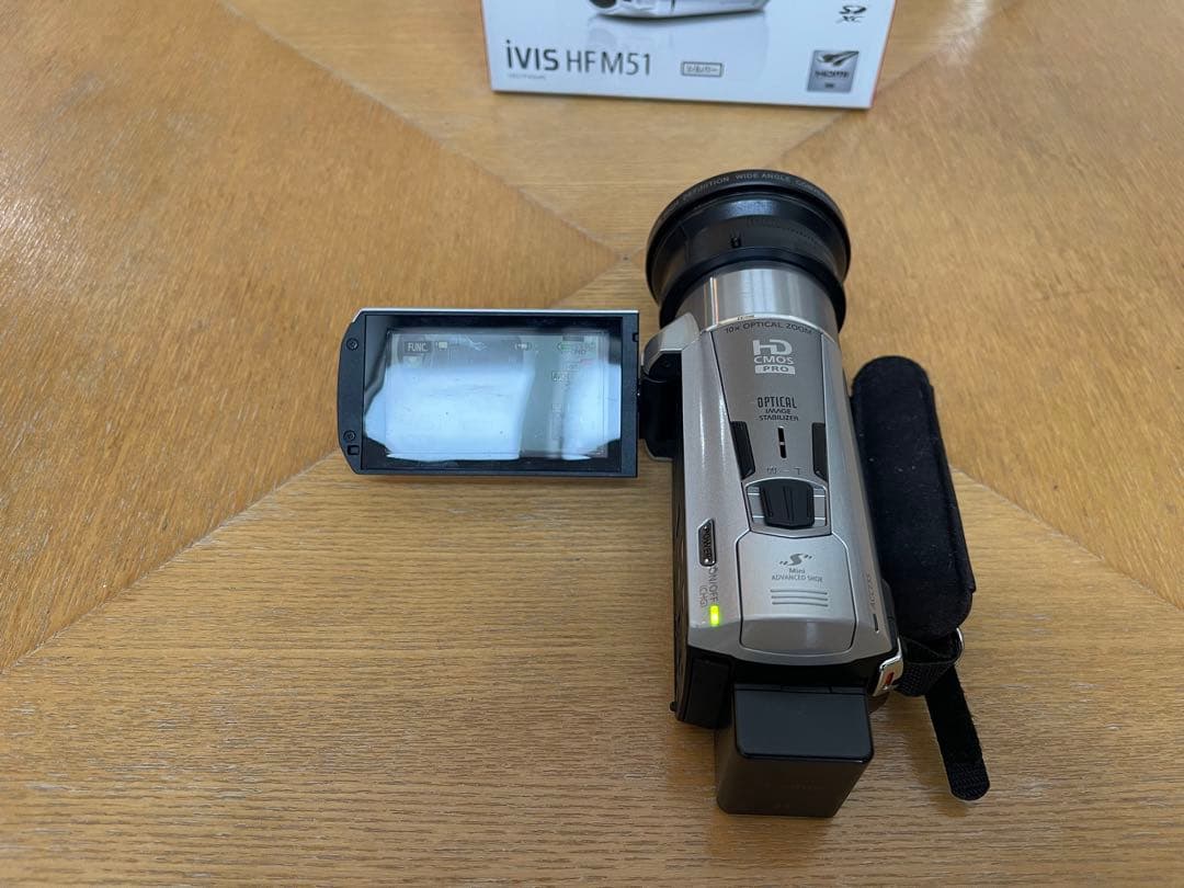 Canon iVIS HF M51 ビデオカメラ raynox 0.7倍レンズ