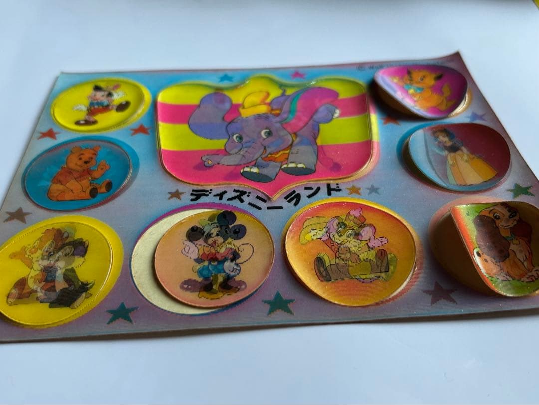 ディズニーシール　ミッキーマウス　レア　レトロ