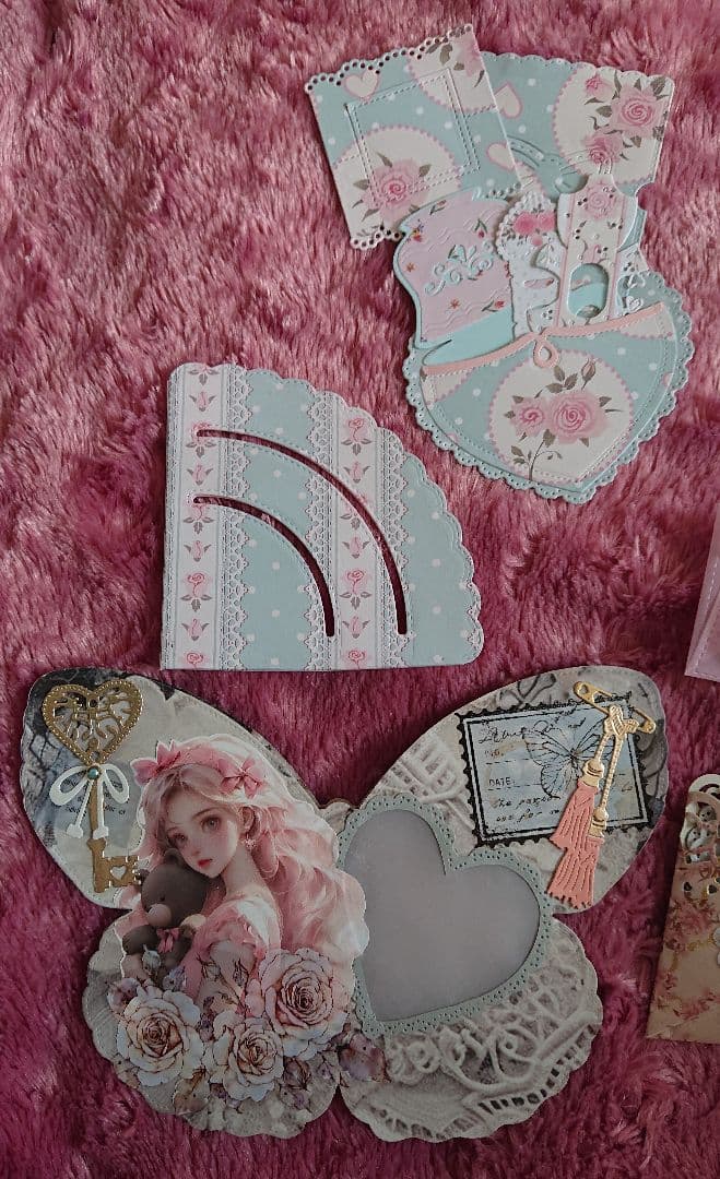 おすそ分けポケット ちょうちょ カッティングダイ バタフライ 紙ものno.25