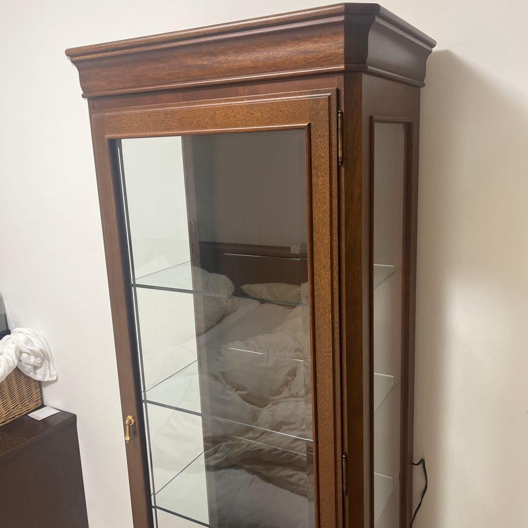 マルニ　地中海シリーズ　キュリオケース　リビング収納　マルニ木工　ショーケース