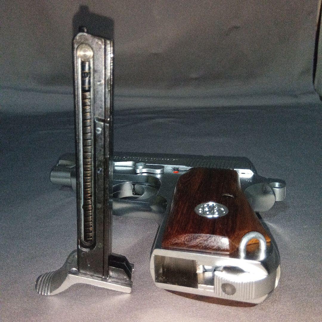 k*4様 タナカ ワークス M1934 ブローバック　木製グリップ　シルバーモデ