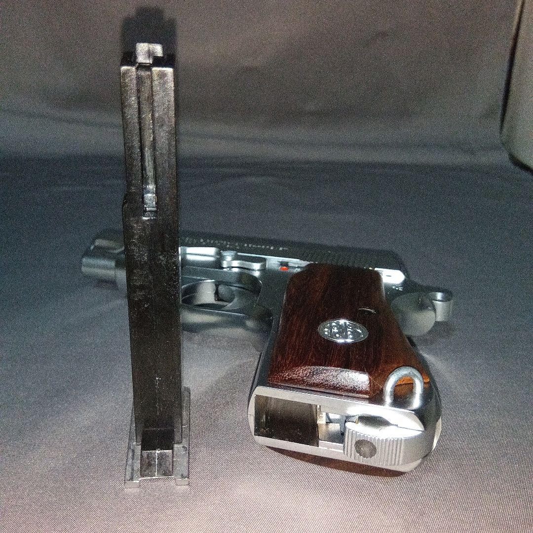 k*4様 タナカ ワークス M1934 ブローバック　木製グリップ　シルバーモデ