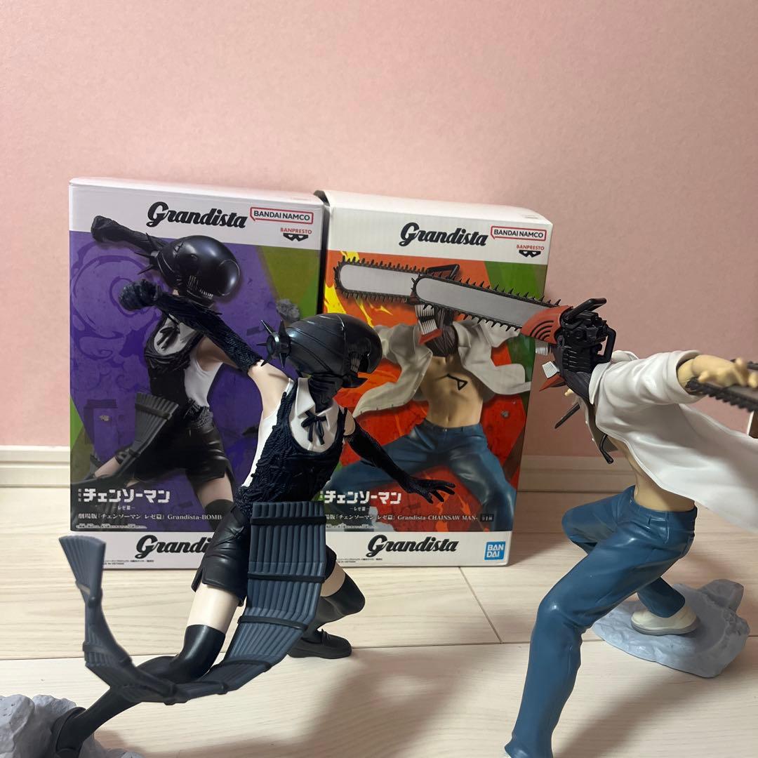 チェンソーマンGrandistaフィギュア ポスター、雑誌付き