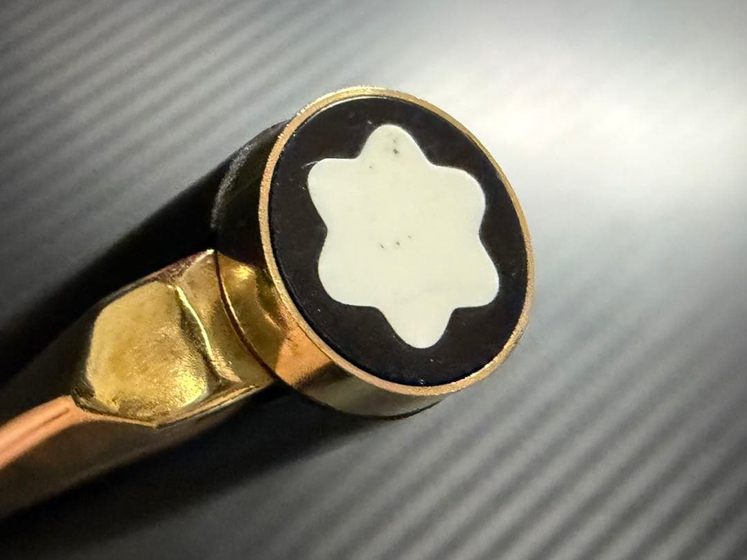 未使用に近い モンブラン No.221 ブラック F 細字 万年筆