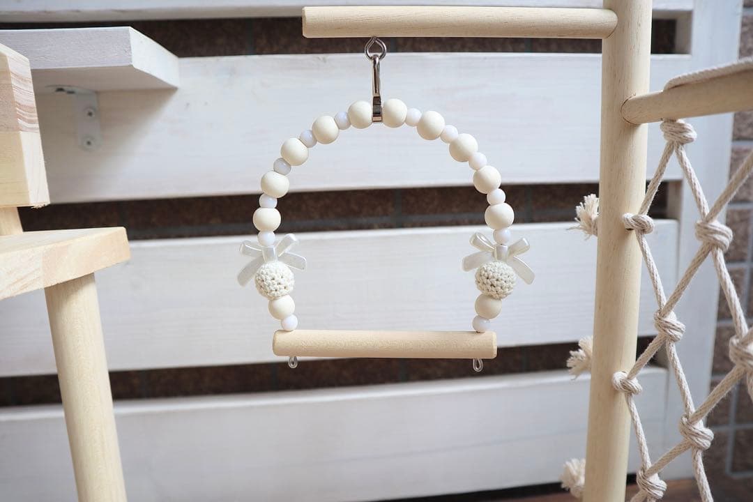 ことりのおおきなあそびば　文鳥　インコ　バードアスレチック　バードジム　ブランコ