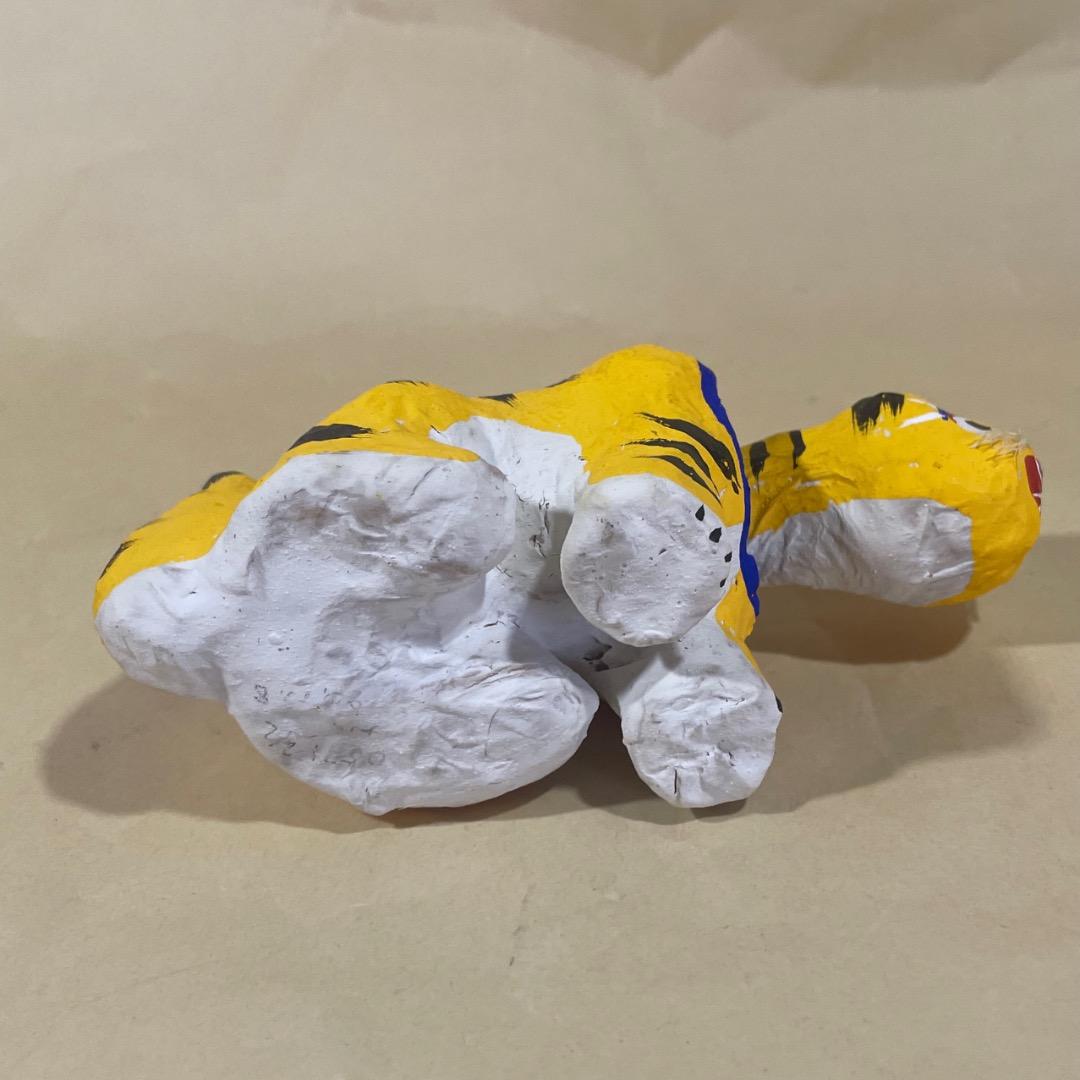 K142・　那覇張子　虎一対　郷土玩具、廃絶、縁起物、民俗、伝統工芸