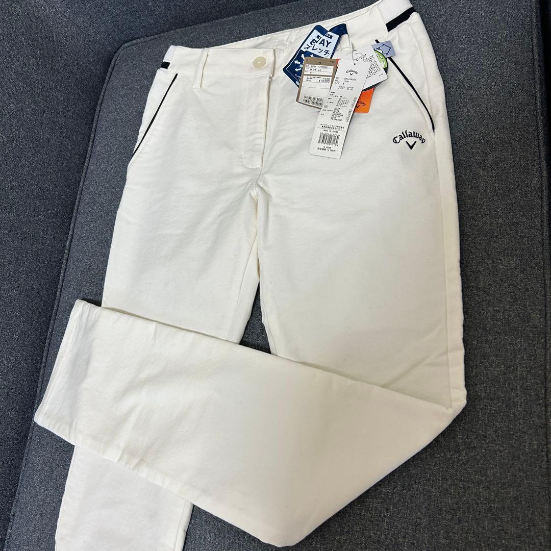 【新品】Callaway レディース ゴルフパンツ ホワイトM