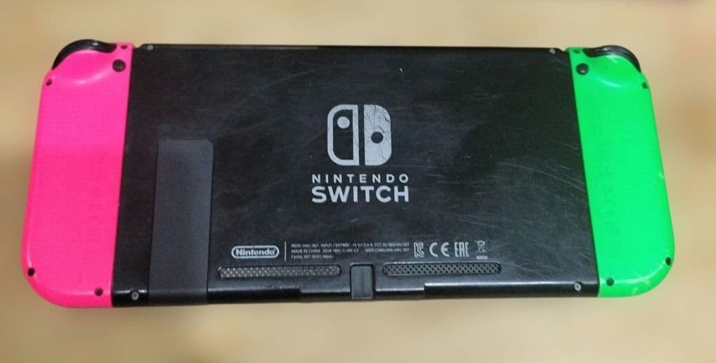 Nintendo Switch 本体 グリーン/ピンク 付属品あり