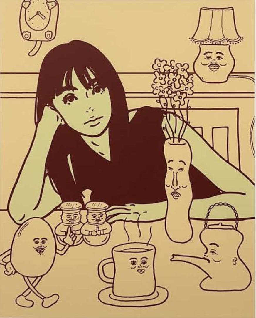 KYNE シルクスクリーン untitled,2023