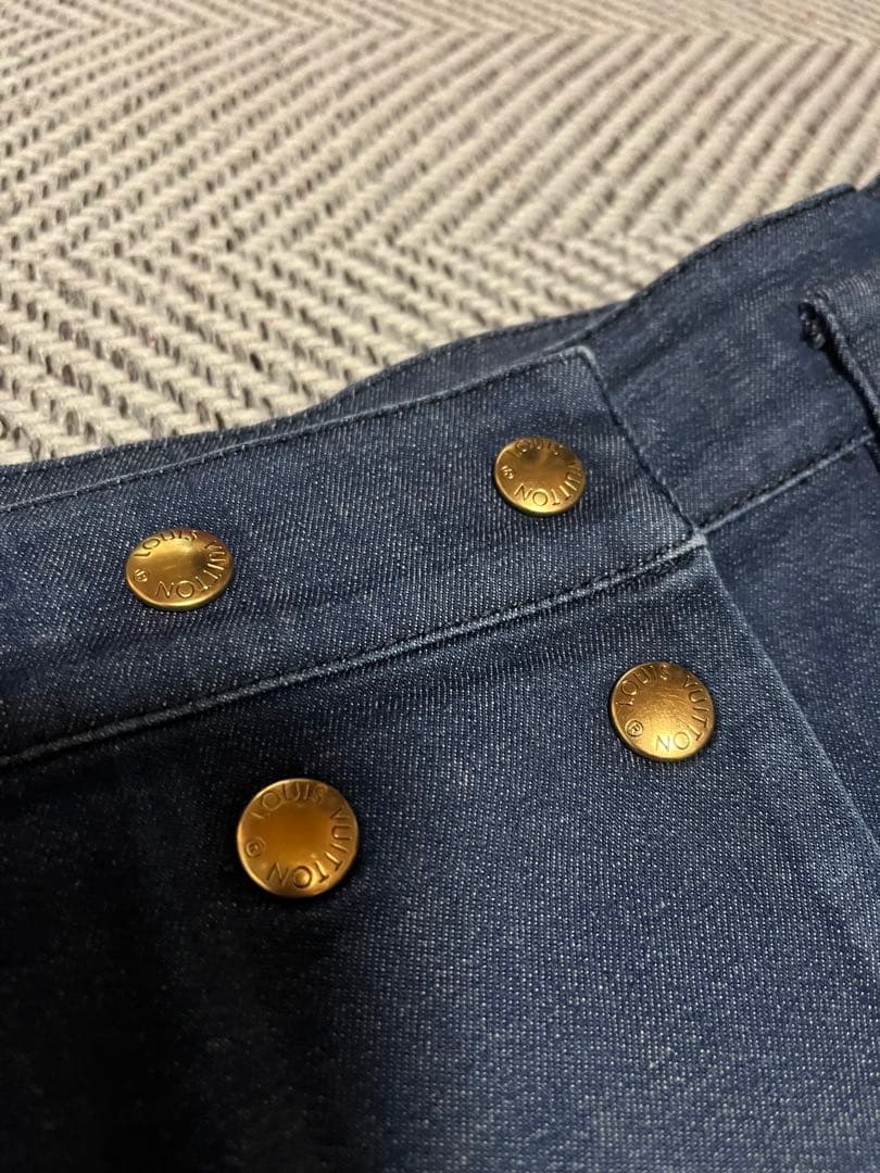 LOUIS VUITTONのデニムスカート40