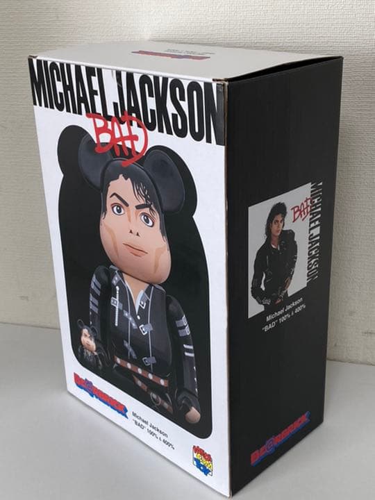 ベアブリック/400%/マイケルジャクソン/限定/BAD/100%/美品/箱付