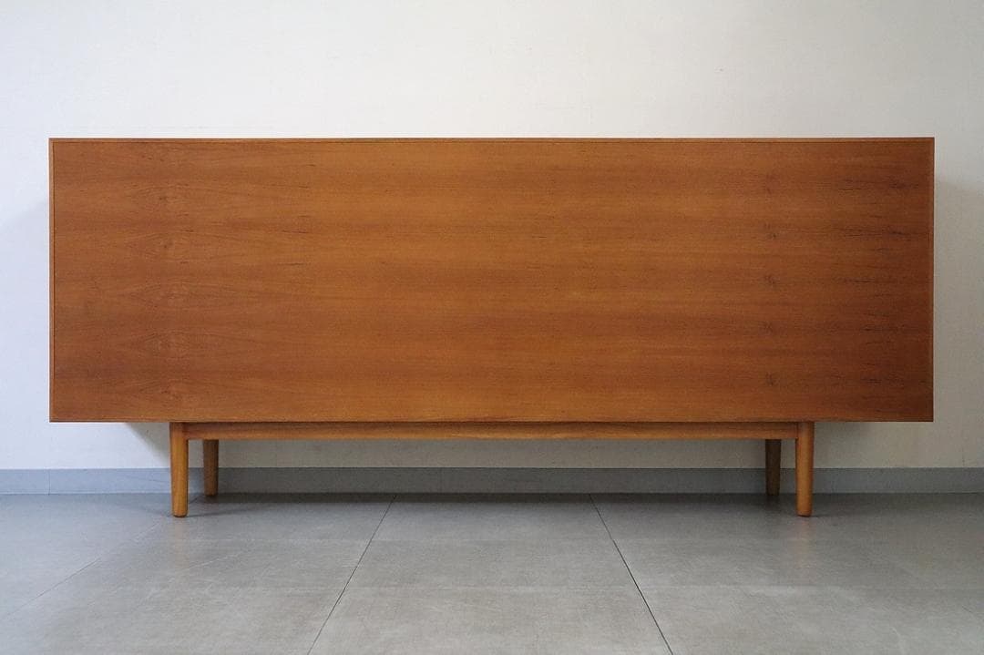 クロロス ワイド キャビネット サイドボード リビングボード チーク材 北欧