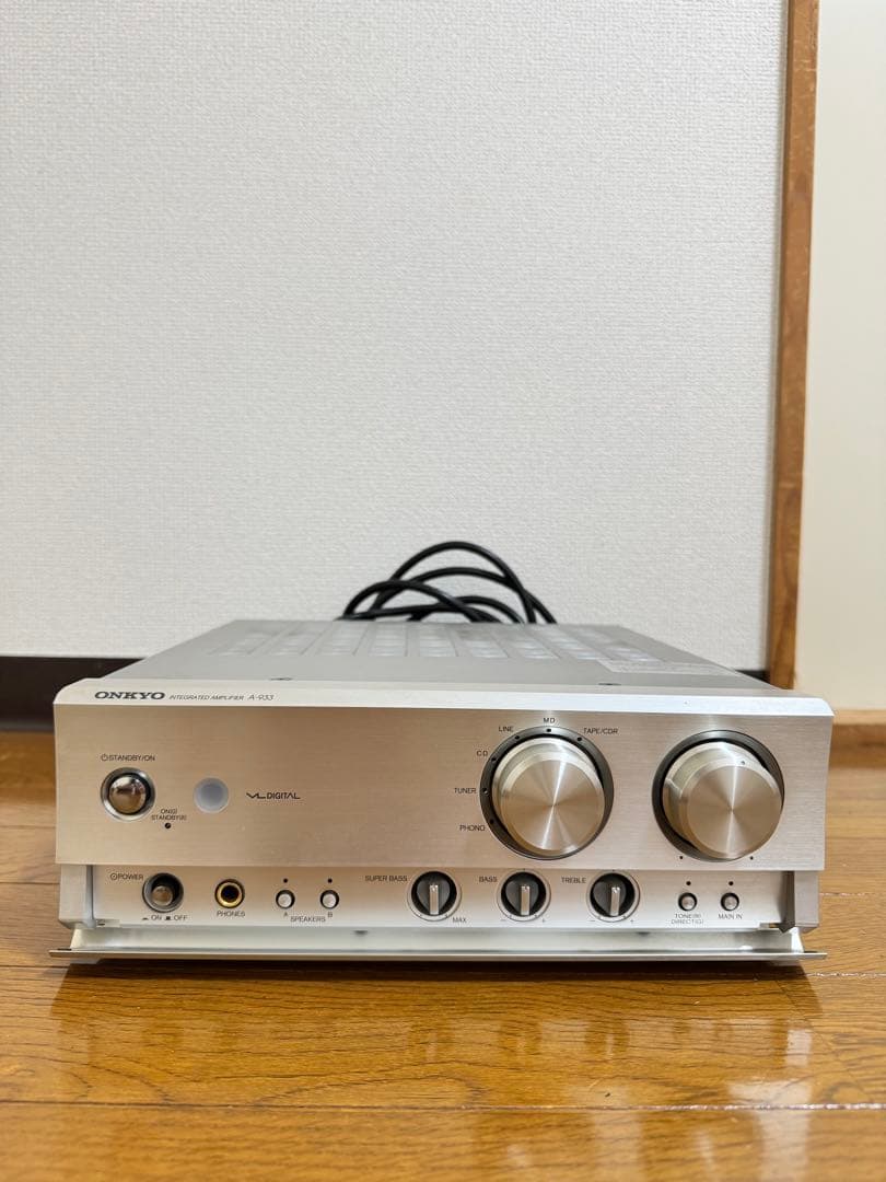 ONKYO A-933 高音質 プリメインアンプ シルバー 美品