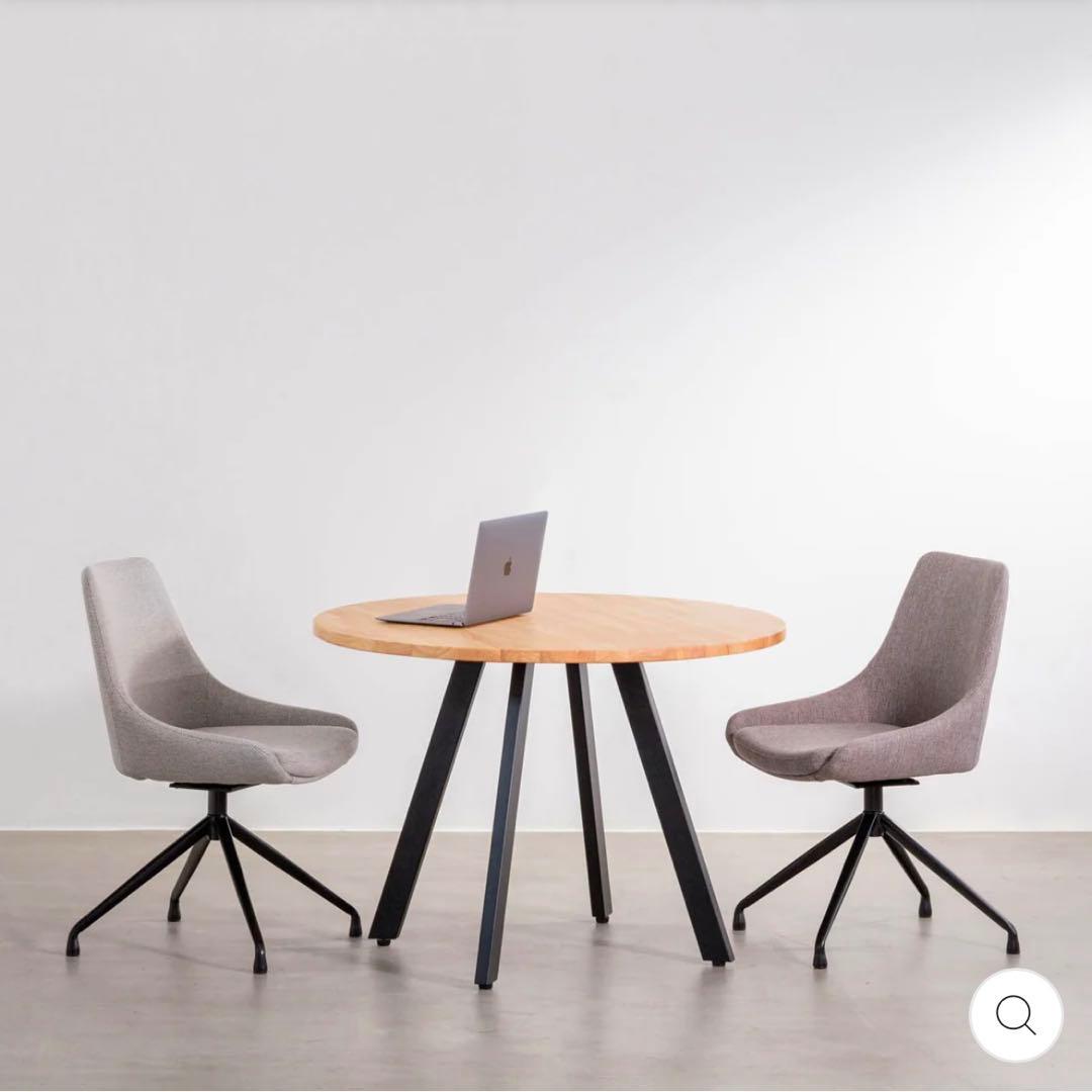 kanademono カフェテーブル ラバーウッド100cm 送料8600円込