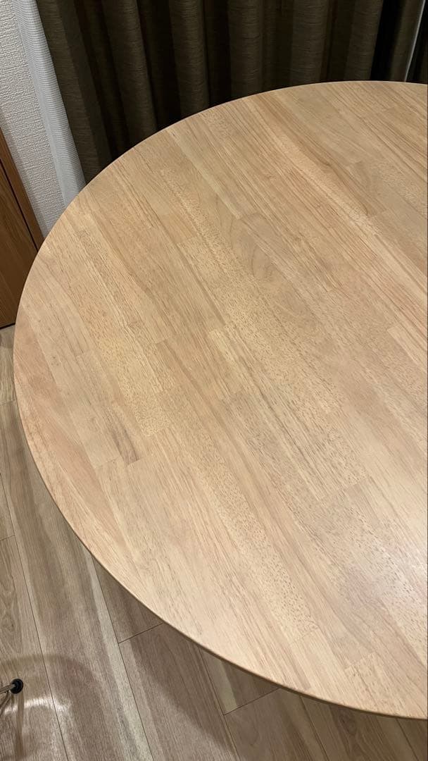 kanademono カフェテーブル ラバーウッド100cm 送料8600円込